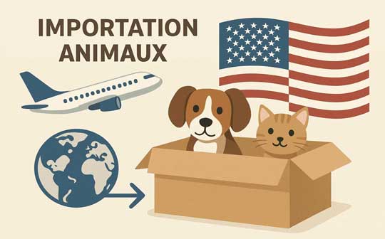 Importation d’animaux domestiques aux États-Unis